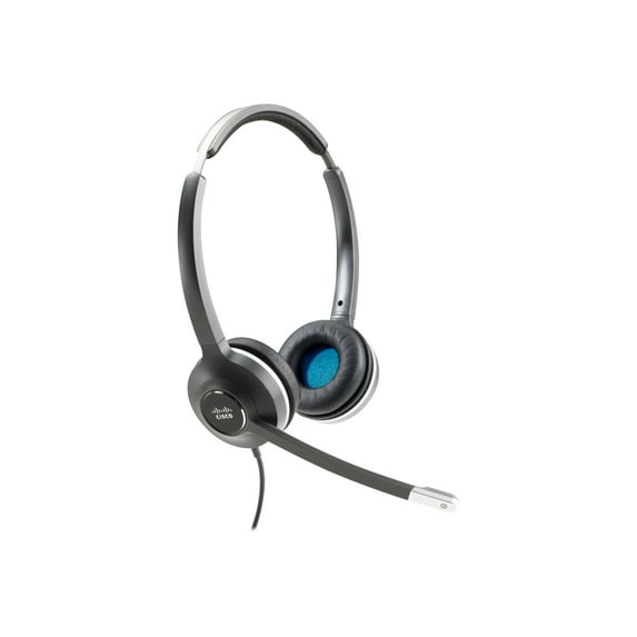 Cisco Headset 532 (Wired Dual with Quick Disconnect coiled RJ Headset Cable) - Stereo - Quick - - -