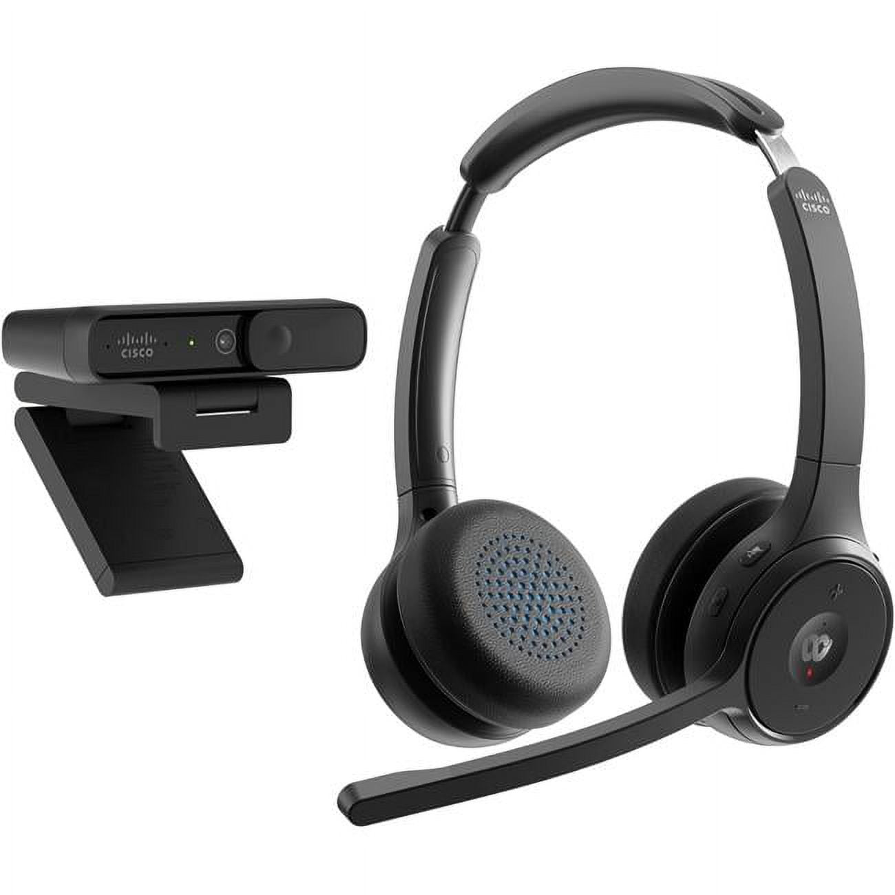 Cisco Headset 722 - Headset - on-ear - Bluetooth - wireless - carbon ...