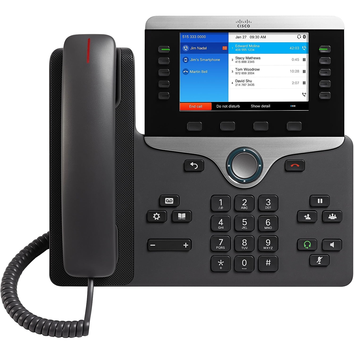 Cisco IP Phone CP-8851-3PCC-K9= Corded Charcoal