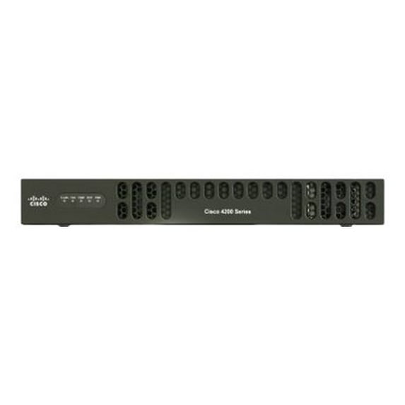 Cisco Integrated Services Router 4221 - Router - GigE - WAN ports: 2 - rack-mountable