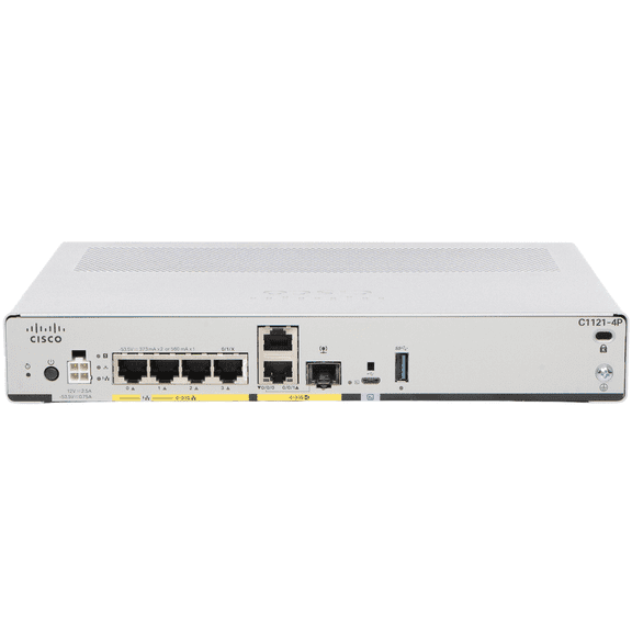 Cisco C1121-4P ISR 1100 4-Port Dual GE SFP Integrated Services Router