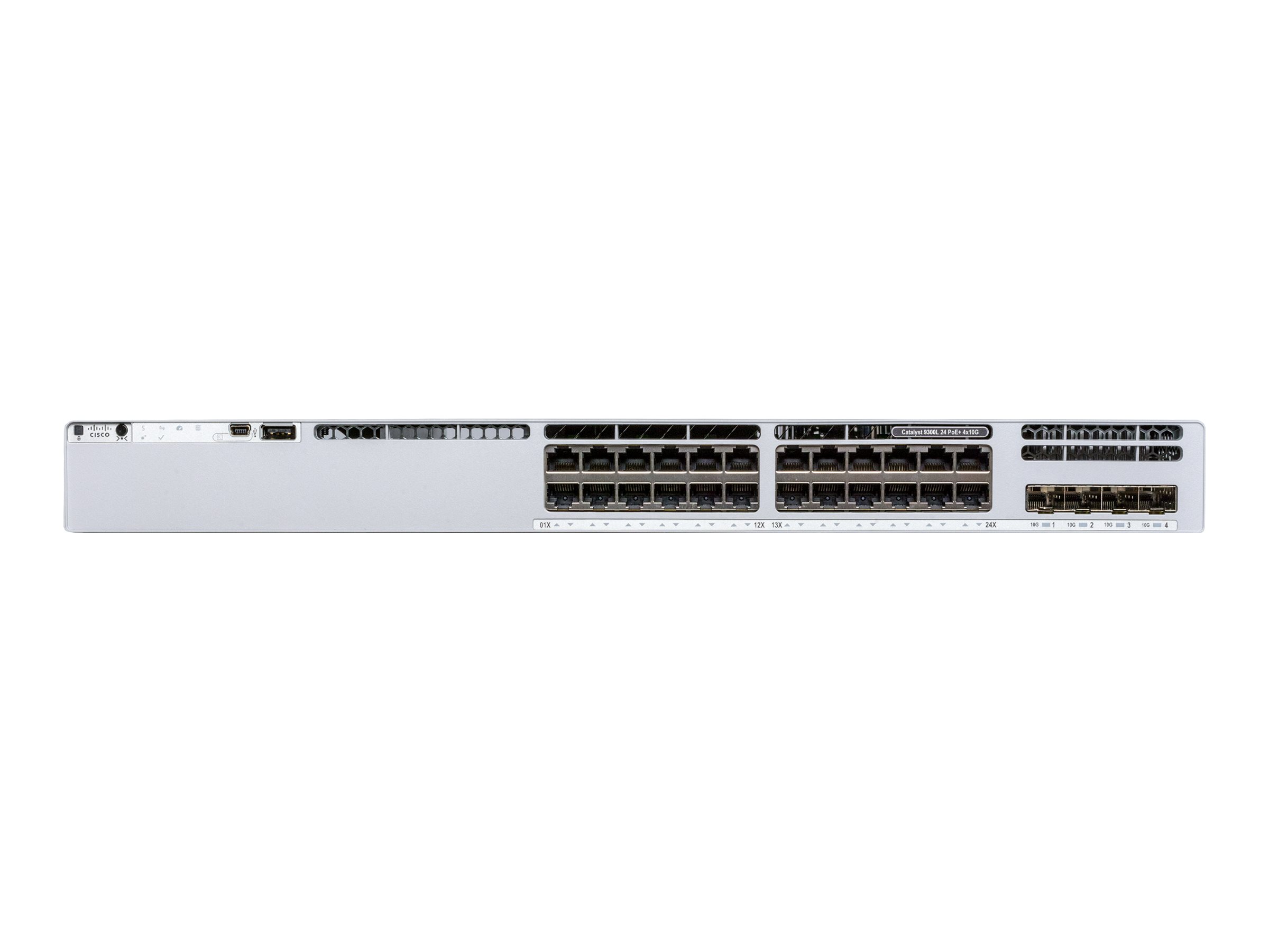 Cisco Meraki Catalyst 9300L-24P-4X - Switch - L3 - managed - 24 x 10 ...