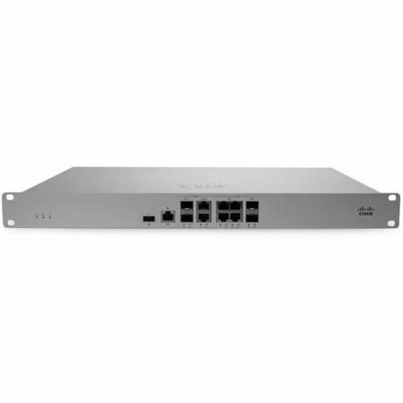 Cisco Meraki MX105 Network Security/Firewall Appliance - Wired - Intrusion Prevention - 6 Port - 10 Gigabit Ethernet, 2.5 Gigabit Ethernet, Gigabit Ethernet - 3 Gbit/s Firewall Throughput - 5 x RJ-...