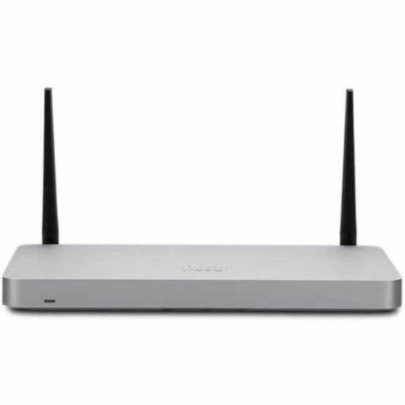 Cisco Meraki MX67C Network Security/Firewall Appliance - Wired/Wireless - Intrusion Prevention - 6 Port - Gigabit Ethernet - 700 Mbit/s Firewall Throughput - 6 x RJ-45 - Desktop, Wall Mountable