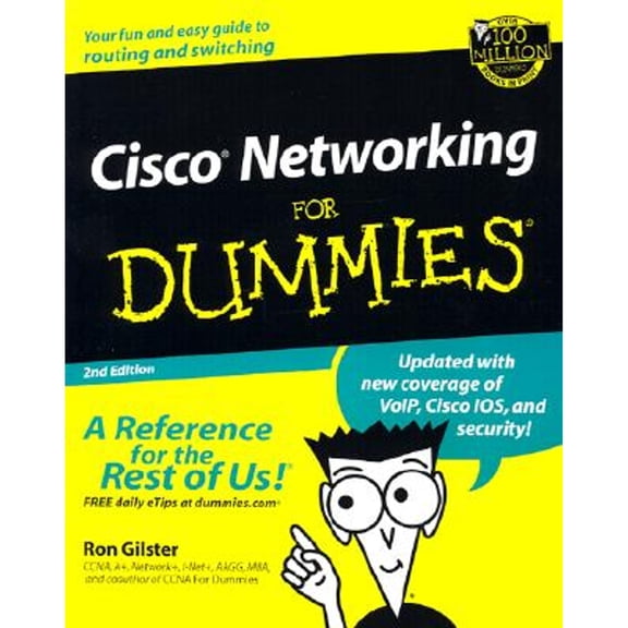 Pre-Owned Cisco Networking for Dummies (Paperback) by Ron Gilster