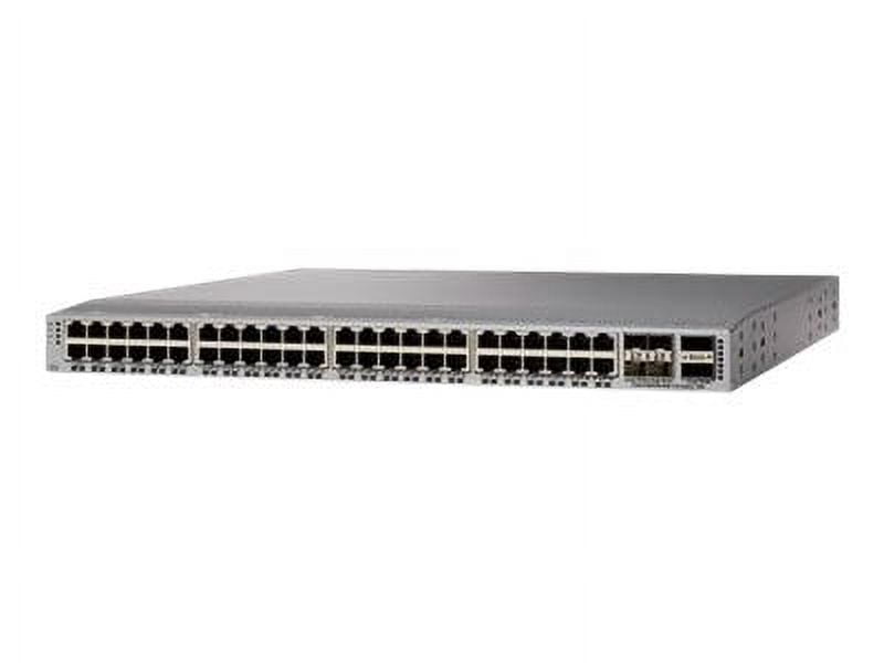 Cisco Nexus 9348GC-FXP Ethernet Switch - 48 Ports - Manageable - 3 Layer Supported - Modular - Optical Fiber, Twisted Pair - 1U High - Rack-mountable