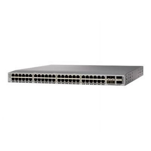 Cisco Nexus 9348GC-FXP Ethernet Switch - 48 Ports - Manageable - 3 Layer Supported - Modular - Optical Fiber, Twisted Pair - 1U High - Rack-mountable
