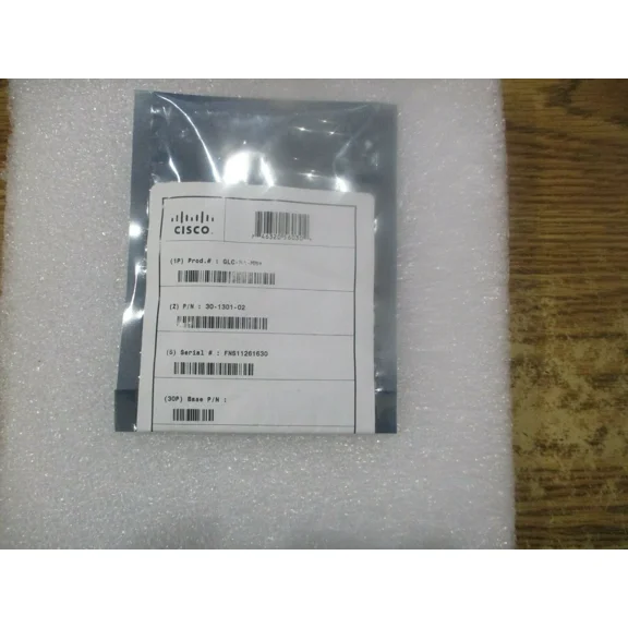 Cisco P/N: 30-1301-02. Prod. #: Glc-Sx-Mm= Transceiver. New Old Stock