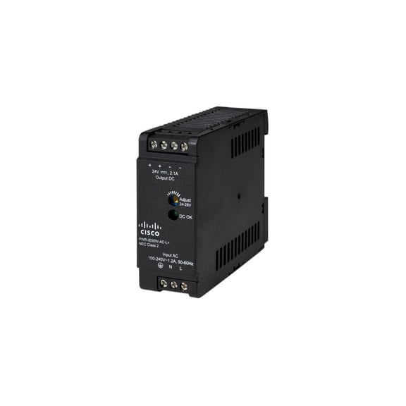 Cisco PWR-IE50W-AC-L Industrial Power Supply Module – 50W AC Power Input for Cisco IE Switches – New Factory Sealed