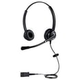 thumbnail image 1 of Cisco Phone Headsets for Office Phones - Binaural Call Center HD Telephone Headset with Microphone for Landline Phones - Corded Desk Phone Headset with RJ9 Adapter - Compatible with Cisco IP Phone, 1 of 6