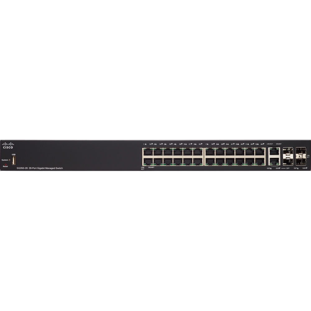 Cisco SG350-28P 28-Port Gigabit POE Managed Switch