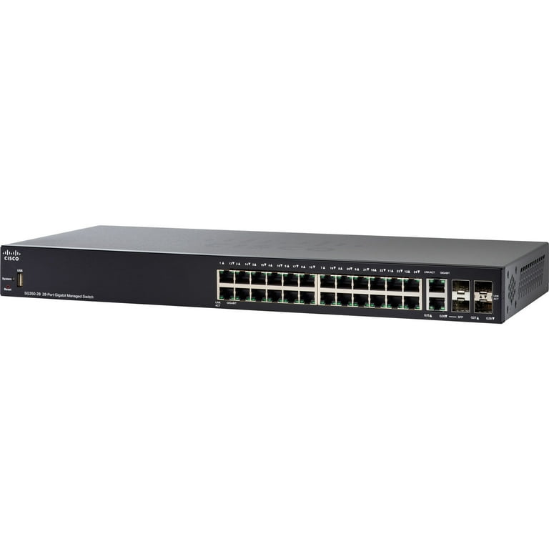 その他 SG350-28P 28-port GB POE mgswt Cisco SG350-28P 28-Port Gigabit POE Managed Switch - Walmart.com