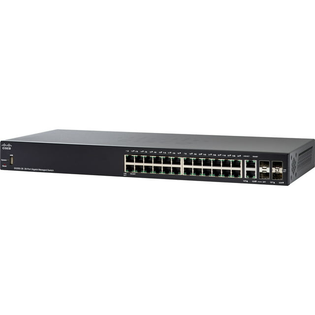 Cisco SG350-28P 28-Port Gigabit POE Managed Switch