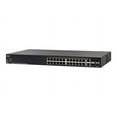thumbnail image 1 of Cisco SG350X-24 Layer 3 Switch - 24 x Gigabit Ethernet Network, 2 x 10 Gigabit Ethernet Uplink, 4 x 10 Gigabit Ethernet Expansion Slot - Manageable - Twisted Pair, Optical Fiber - Modular - 3 Layer Su, 1 of 3