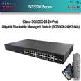 thumbnail image 1 of Cisco SG550X-24 24-Port Gigabit Stackable Managed Switch (SG550X-24-K9-NA)+ PowerStrip, 1 of 2