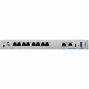 Cisco Secure Firewall 1210 compact security appliance with ASA software - Centralized Management - 8 Port - 10/100/1000Base-T - Gigabit Ethernet - 6.50 Gbit/s Firewall Throughput - 200 VPN - 8 x RJ...