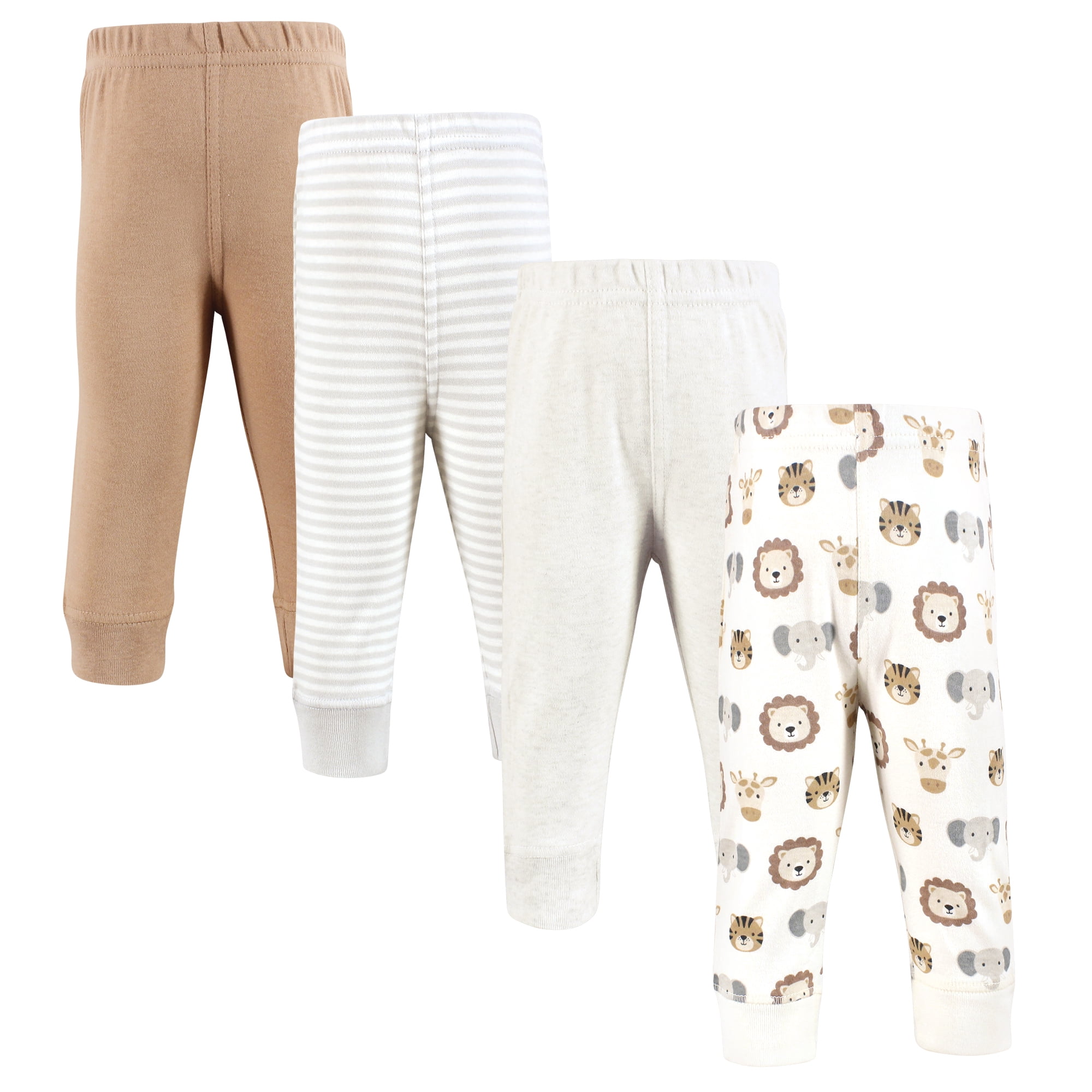 Hudson Baby Cotton Pants and Leggings, Happy Little One Safari, 18-24 Months