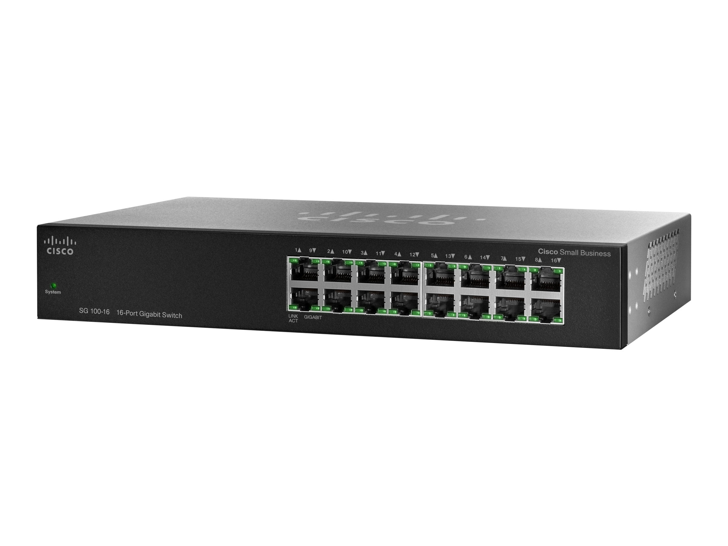 (未使用･未開封品)Cisco SG100-16-NA Small Business SG 100-16 - switch - 16 ports - unmanaged Cisco Small Business SG 100-16 - Switch - unmanaged - 16 x