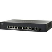 Cisco Small Business Smart SG200-10FP - Switch - managed - 8 x 10/100/1000 (PoE) + 2 x 10/100/1000 - desktop, rack-mountable - PoE (62 W) - refurbished