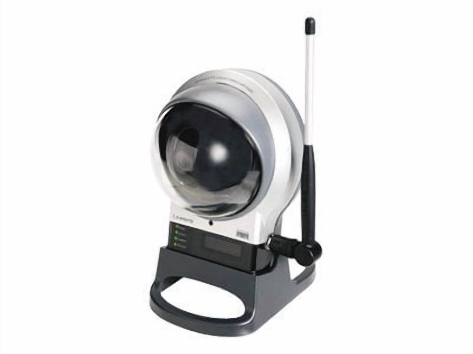 Cisco Small Business WVC210 Wireless-G PTZ Internet Video Camera - 2-way Audio - Network surveillance camera - pan / tilt - color - 640 x 480 - audio - wireless - Wi-Fi - LAN 10/100 - MPEG-4, MJPEG, 3GPP - DC 5 V