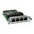 thumbnail image 1 of Cisco Third-Generation 4-Port T1/E1 Multiflex Trunk Voice/WAN Interface Card - expansion module - 4 ports, 1 of 4
