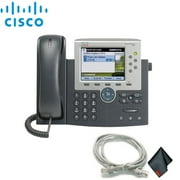 Cisco Unified IP Phone 7975G with Extra Cat5 Cables Combo