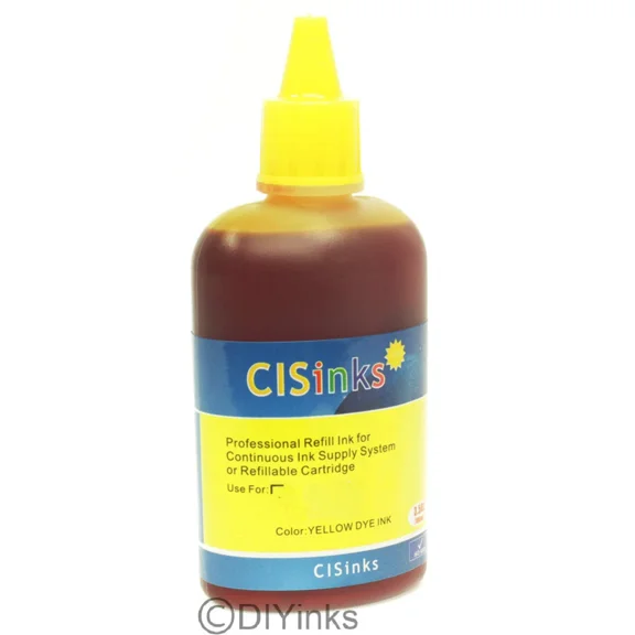 Cisinks 100Ml Yellow Refill Ink Bottle Alternative For Artisan 810 837 730