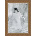 thumbnail image 1 of Cissy Loftus 24x18 Gold Ornate Wood Framed Canvas Art by Henri de Toulouse-Lautrec, 1 of 2