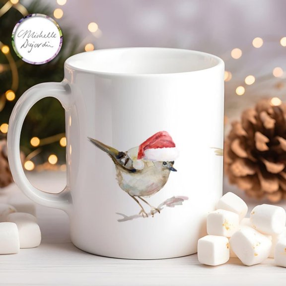 Cistmas Bi Mug Watercolor Robin, Bluetoat, Golrest.jpg