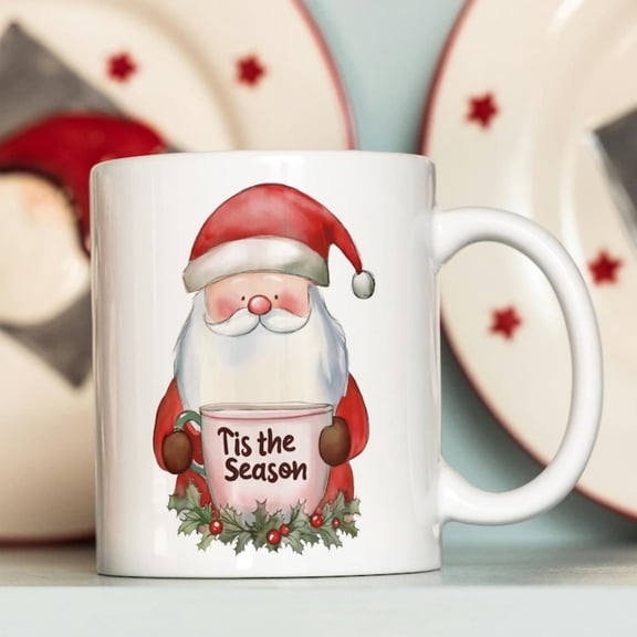 Cistmas Mug Santa Claus Mug Tis The Sean Cistmas Gift Secret Santa Mug Cistmas Cup Fest Santa Claus Mug Cistmas Joke Mug.