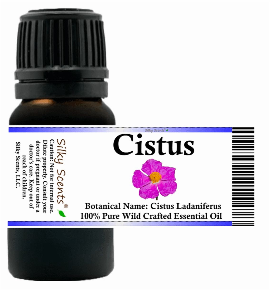 Cistus Wild Crafted Essential Oil 1 fl oz (30 ml) - 100% Pure and Natural by Silky Scents