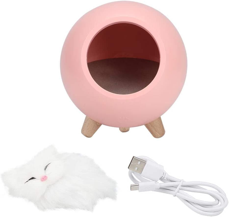 Citaaz LED Night Light Pet House Lamp with Cute Cat Little Pet House ...
