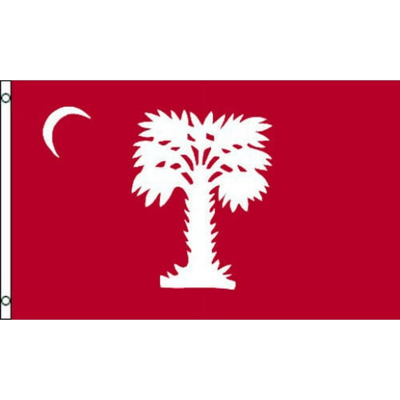 Citadel Big Red Flag 3x5 South Carolina Civil War Palmetto Charleston Ft Sumter