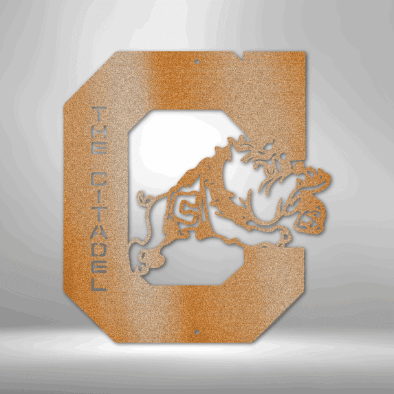 Citadel Bulldog Steel Sign Laser Cut Powder Coated Home & Office Metal Wall Decor Multiple Sizes & Colors