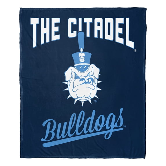 The Northwest 1COL-23600-0228-OOF 50 x 60 in. NCAA Citadel University Alumni Silk Touch Throw Blanket