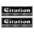 thumbnail image 1 of Citation Custom Stickers - 10 inch long set. Remastered Name Plate, 1 of 2