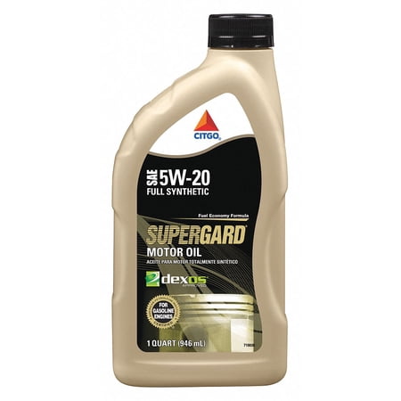 Citgo Engine Oil,5W-20,Full Synthetic,1qt  620859001182
