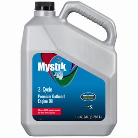 Citgo Petroleum 1 Gal Mystik 2 Cycle Premium Outboard Engine Oil