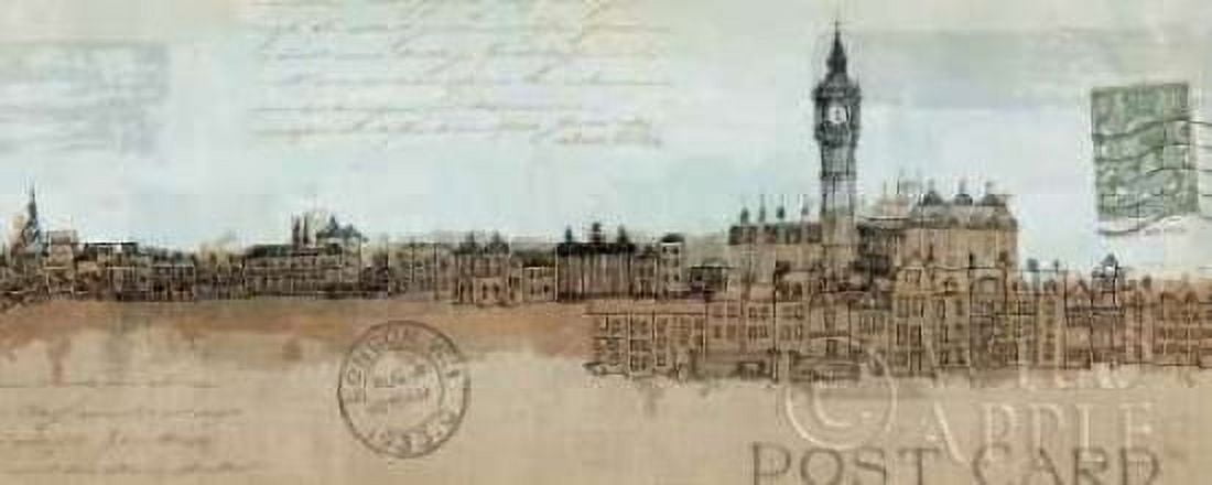 Cities II - London Canvas Art - Avery Tillmon (10 x 20)