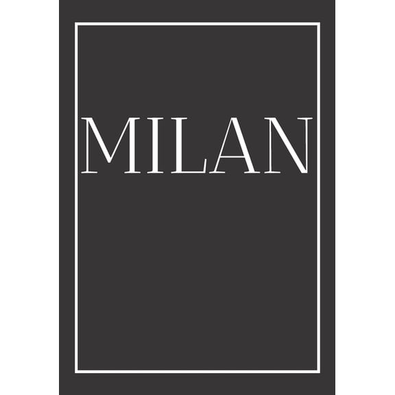 Cities: Milan: A decorative book for coffee tables, end tables, bookshelves and interior design styling Stack city books to add decor to any room. Monochrome effect cover: Ideal for your own home or a