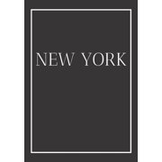 Cities New York A decorative book for coffee tables, end tables, bookshelves and interior design styling Stack city books to add decor to any room. Monochrome cover effect Ideal for your own home o