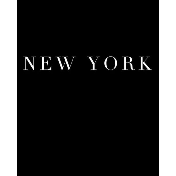 Cities of the World in Black New York A decorative book for coffee