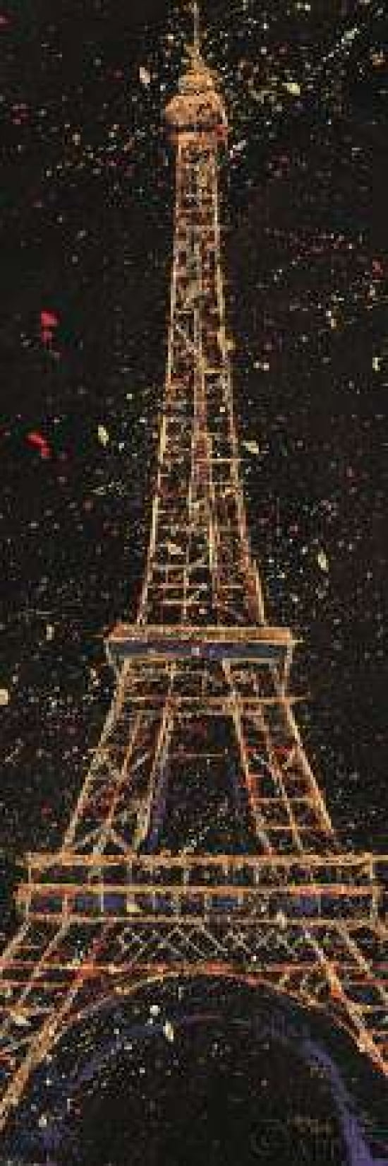 Cities at Night I Canvas Art - Wellington Studio (8 x 24)