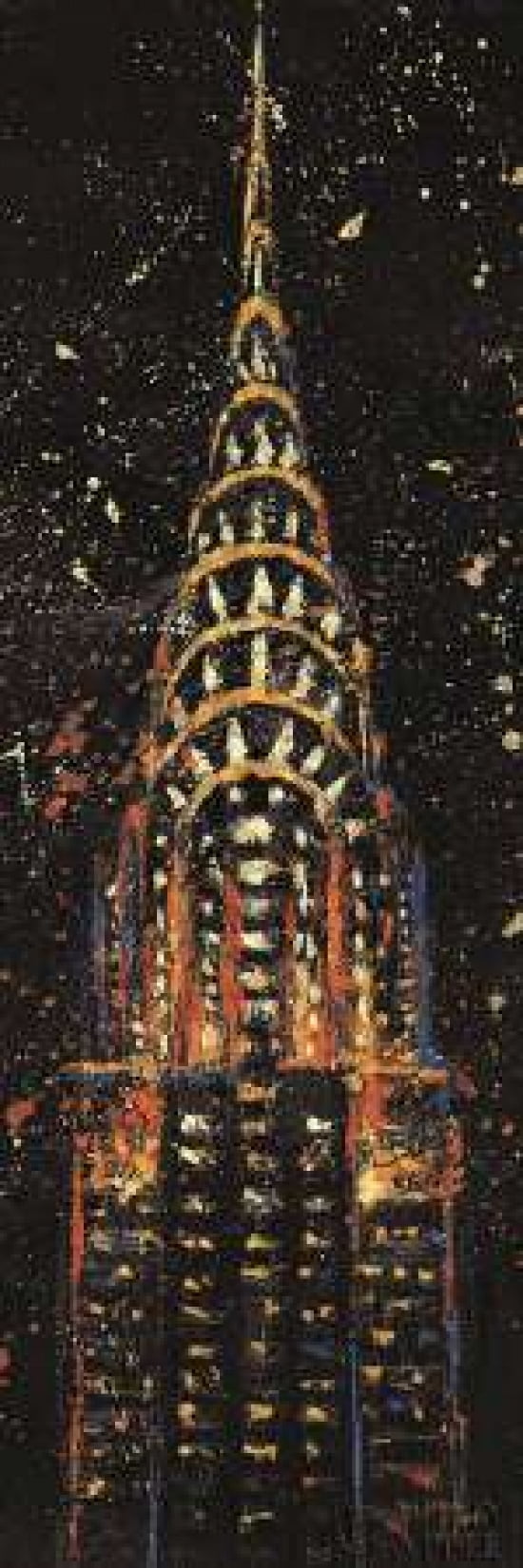 Cities at Night II Canvas Art - Wellington Studio (12 x 36)