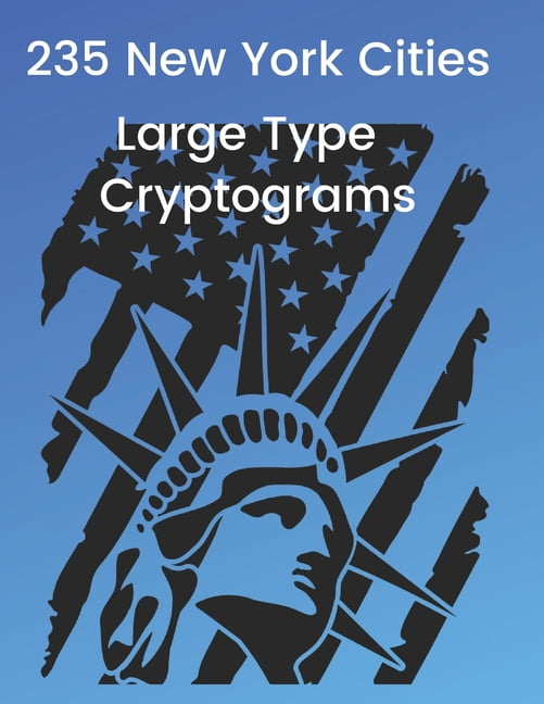 Cities of New York Cryptograms: Large Print, (Paperback)