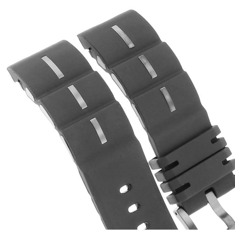 Citizen 19MM Original Black Titanium and Polyurethane Bracelet