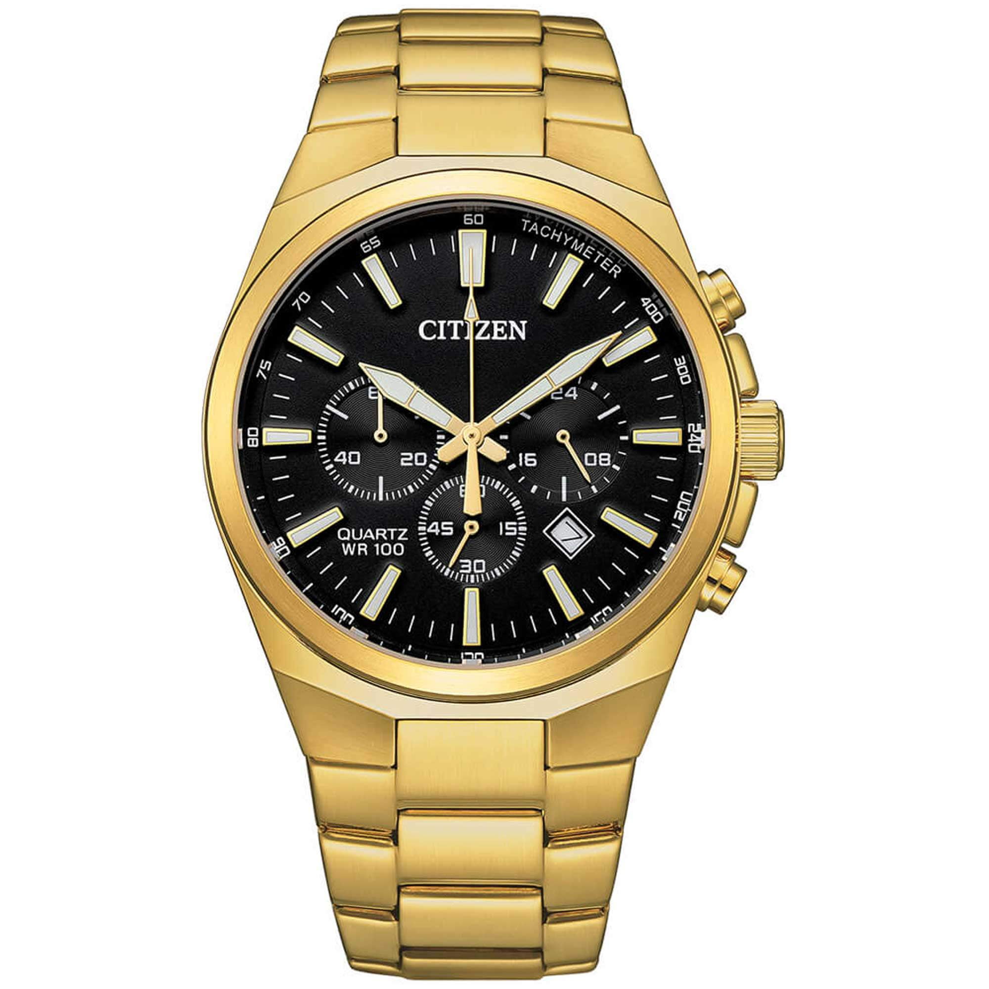 Citizen Chronograph Quartz Black Dial Men's Watch AN8173-51E