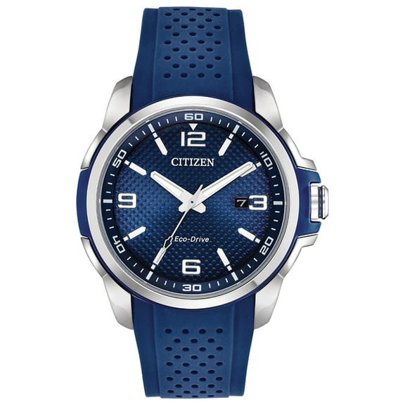 Citizen AR Blue Dial Blue Polyurethane Eco-Drive Men's Watch AW1158-05L