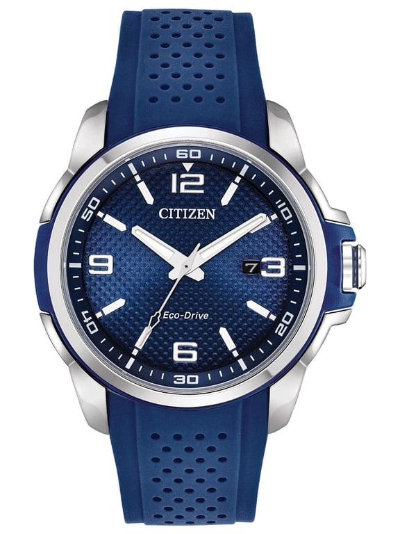 AR Blue Dial Silicone Strap Men's Watch AW1158-05L