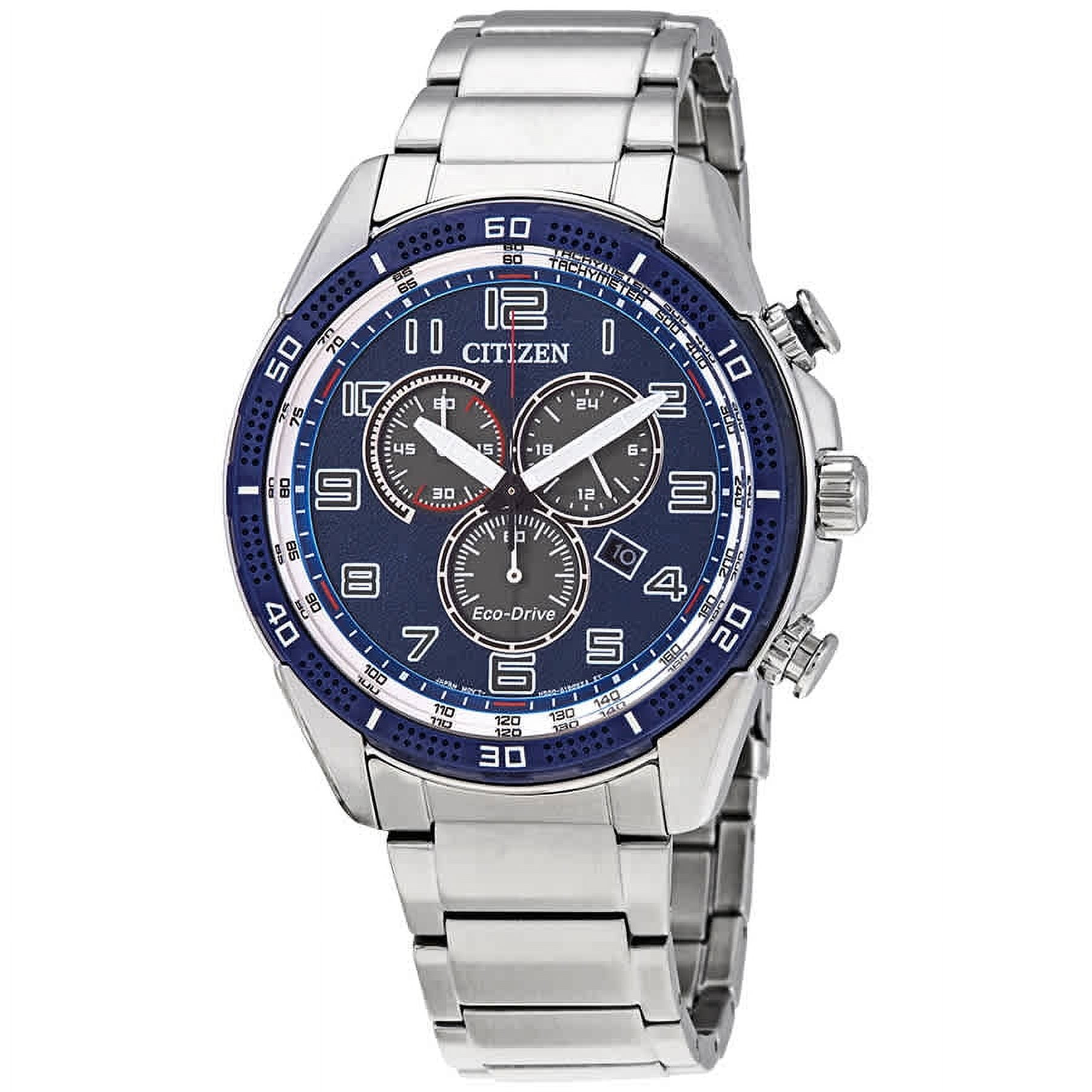 Citizen AR Chronograph Eco Drive Blue Dial Mens Rwanda Ubuy